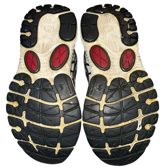 Brooks Dyad 8 Womens Sz 7.5 Navy White Pink Mesh Lace Up Athletic Running Shoes - Picture 8 of 11